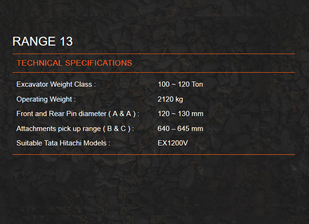 Range13 new tata hitachi backhoe loader